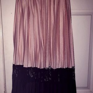 Pink Lace Skirt